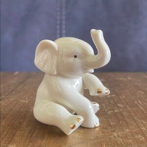 Lenox White Ceramic Elephant Figurine